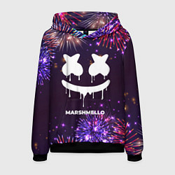 Мужская толстовка Праздничный Marshmello