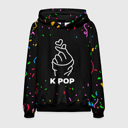 Мужская толстовка K Pop конфети