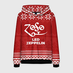 Мужская толстовка Новогодний Led Zeppelin