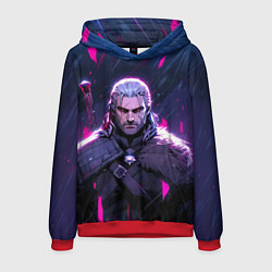 Мужская толстовка Geralt - neon rain