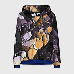 Мужская толстовка Чёрно-жёлтый камень