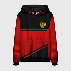 Мужская толстовка Россия герб геометрия