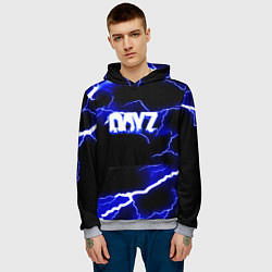 Толстовка-худи мужская DayZ storm steel, цвет: 3D-меланж — фото 2