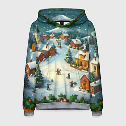 Мужская толстовка Каникулы нового года