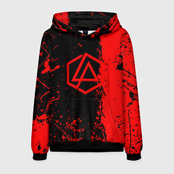 Мужская толстовка Linkin park краски всплеск текстура