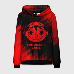 Мужская толстовка Tomodachi Game - red gradient