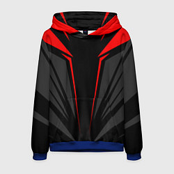 Толстовка-худи мужская Sport uniform - red, цвет: 3D-синий