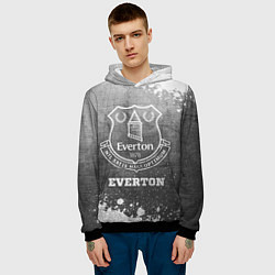 Толстовка-худи мужская Everton - grey gradient, цвет: 3D-черный — фото 2