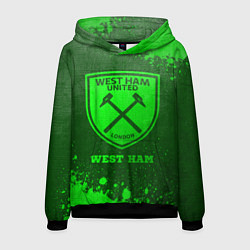 Мужская толстовка West Ham - green gradient