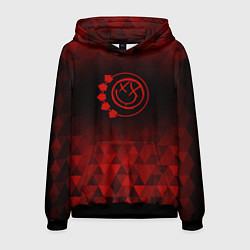 Мужская толстовка Blink 182 red poly