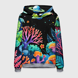 Мужская толстовка Космический подводный мир
