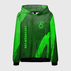 Мужская толстовка Galatasaray - green gradient вертикально