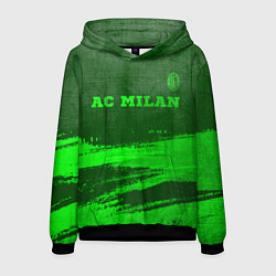 Мужская толстовка AC Milan - green gradient посередине
