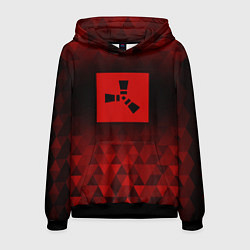 Мужская толстовка Rust red poly