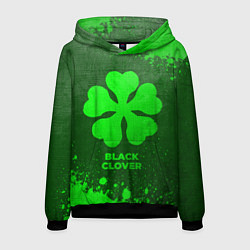 Мужская толстовка Black Clover - green gradient