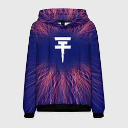 Мужская толстовка Tokio Hotel red energy