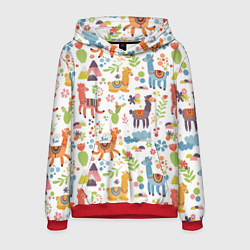 Мужская толстовка Ламы паттерн