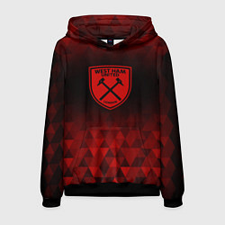 Мужская толстовка West Ham red poly