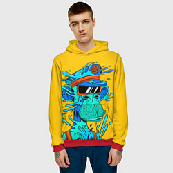 Толстовка-худи мужская NFT water ape, цвет: 3D-красный — фото 2