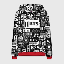 Мужская толстовка Bangtan Boys pattern black