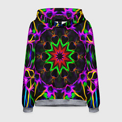 Мужская толстовка Неоновая геометрия узоры