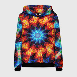 Мужская толстовка Фрактальная узорная абстракция