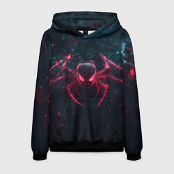 Толстовка-худи мужская Спайдер-мэн с лапами паука, цвет: 3D-черный