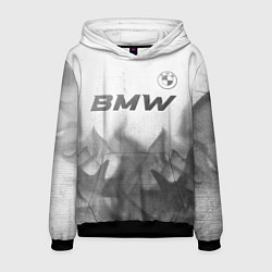 Мужская толстовка BMW - white gradient посередине