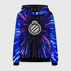 Толстовка-худи мужская Club Brugge neon energy, цвет: 3D-черный