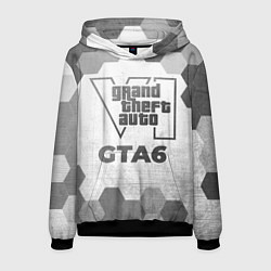 Мужская толстовка GTA6 - white gradient
