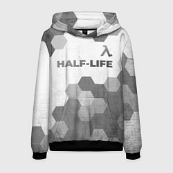 Толстовка-худи мужская Half-Life - white gradient посередине, цвет: 3D-черный