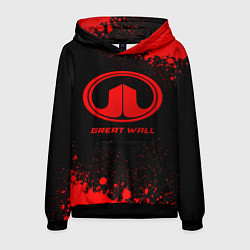 Мужская толстовка Great Wall - red gradient