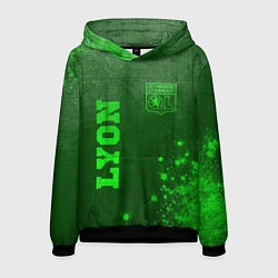 Мужская толстовка Lyon - green gradient вертикально