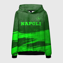 Толстовка-худи мужская Napoli - green gradient посередине, цвет: 3D-черный