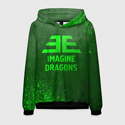 Мужская толстовка Imagine Dragons - green gradient