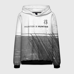 Толстовка-худи мужская Hunter x Hunter - white gradient посередине, цвет: 3D-черный
