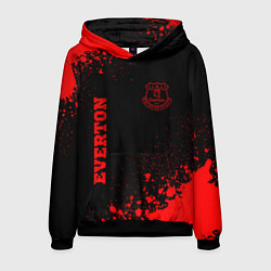 Мужская толстовка Everton - red gradient вертикально