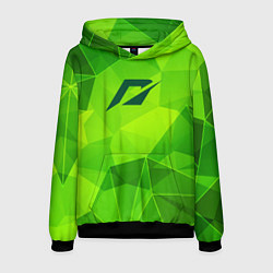 Мужская толстовка Need for Speed green poly