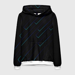 Мужская толстовка Color blue black