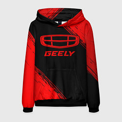 Мужская толстовка Geely - red gradient