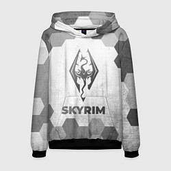 Мужская толстовка Skyrim - white gradient