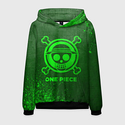 Мужская толстовка One Piece - green gradient