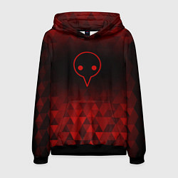 Толстовка-худи мужская Evangelion red poly, цвет: 3D-черный