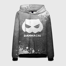 Толстовка-худи мужская DanMachi - grey gradient, цвет: 3D-черный