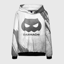 Толстовка-худи мужская DanMachi - white gradient, цвет: 3D-черный