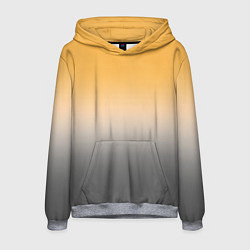 Мужская толстовка Бледный жёлто-серый градиент