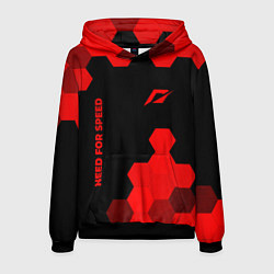 Мужская толстовка Need for Speed - red gradient вертикально