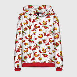 Мужская толстовка Русский народный орнамент в стиле росписей Северно