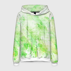 Мужская толстовка Абстракция - light green atom