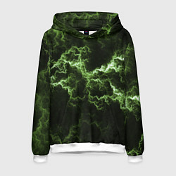 Мужская толстовка Lightning green glow